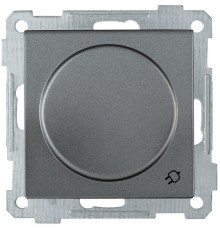 BOLERO антрацит Розетка с/з со шторками и с крышкой 16А РС16-1-0-Б  ERB16-K95-16  IEK