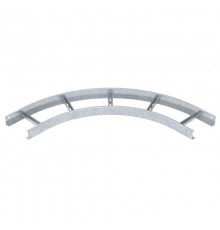 Угловая секция 90° лестничного лотка 60х200 мм R=500 мм (LB 90 620 R5 FT)  6211450  OBO Bettermann