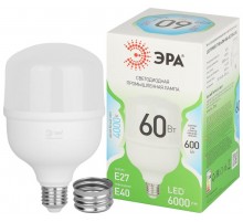 Лампа светодиодная  GREEN LINE LED POWER T100-60W-840-E27/E40 GL Е27/Е40 60 Вт колокол яркий белый свет  Б0067072  ЭРА