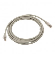 Патч-корд TERACOM PRO Cat.5E неэкранированный UTP оболочка PVC серый (5,0м)  TRP-5EUTP-PVC-5M-GY  EKF