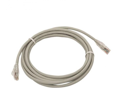 Патч-корд TERACOM PRO Cat.5E неэкранированный UTP оболочка PVC серый (5,0м)  TRP-5EUTP-PVC-5M-GY  EKF