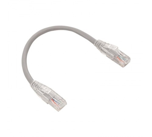 Патч-корд TERACOM PRO Cat.5E неэкранированный UTP оболочка PVC серый (5,0м)  TRP-5EUTP-PVC-5M-GY  EKF