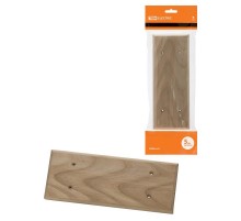 Накладка на бревно деревянная универсальная НБУ 1Пх3 260 мм, под покраску  SQ1821-0320  TDM