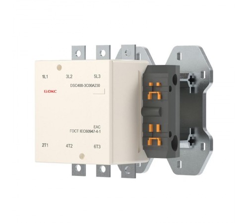 Магнитный контактор DSC400-3C00A230400А 200кВт (AC3) кат 220В AC  DSC400-3C00A230  DKC
