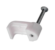 Крепеж кабеля плоский 10 х 3 мм, белый (упак. 20 шт)  07-4209-20  REXANT