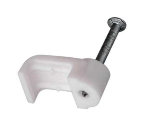 Крепеж кабеля плоский 10 х 3 мм, белый (упак. 20 шт)  07-4209-20  REXANT