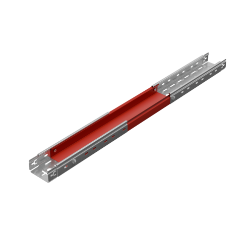 Телескопическое расширение лотка "ПЛЮС" 50х500  TRplus50-500  КМ-Профиль
