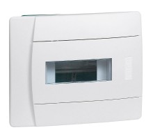 Распределительный щиток Practibox скрытого монтажа - IP 40 - IK 07 - 1 рейка - 6 модулей  601110  Legrand