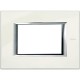 Axolute декоративные накладки прямоугольной формы, лакированные, цвет фарфор, на 3 модуля  HA4803BG  Legrand