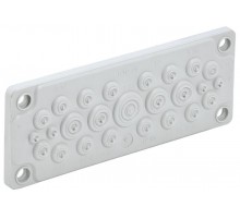 TITAN Ввод кабельный мембранный 25 отв. d=5-26мм IP65 серый   TI-00D-MC-025-65  IEK