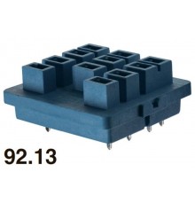 Розетка для монтажа на плате для реле 62.31, 62.32, 62.33; в комплекте металлическая клипса 092.54  9213SMA  Finder