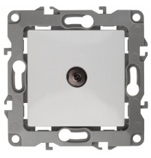 Розетка TV 12-3101-01 одиночная,  белый  Б0014705  ЭРА