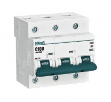 Выключатель автоматический трехполюсный ВА-201 100А C 10кА  13009DEK  DEKraft