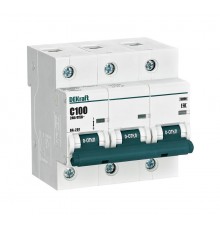 Выключатель автоматический трехполюсный ВА-201 100А C 10кА  13009DEK  DEKraft