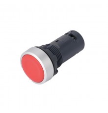 Кнопка SB7 моноблочная 22 мм красная с возвратом, металл, 1НЗ, IP65  SB7EA42  SE
