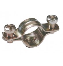 Скоба металлическая двухкомпонентная d=16-17мм  CMA12-16-100  IEK