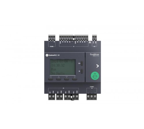 Интеллектуальное реле SR2, 24 VDC, дисплей, 8 UI (AI, DI), 4 DO (2 реле, 2 транз.), 1xRS485, 1xRJ45  ZR2PA11BD  SE