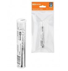 Припой ПОС 40, проволока, ГОСТ 21931-76, 0,8 мм, 10 г, колба, серия "Алмаз"  SQ1025-1609  TDM