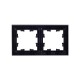 BRITE Рамка 2-ая РУ-2-БрЧ черный  BR-M22-K02  IEK