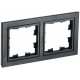 BRITE Рамка 2-ая РУ-2-БрЧ черный  BR-M22-K02  IEK