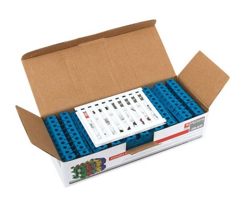 Колодка клеммная JXB-6/35 синяя EKF PROxima  plc-jxb-6/35b  EKF