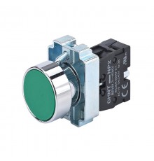 Кнопка управления NP2-BA31 без подсветки зеленая, 1НО, IP40 (R)  573956  CHINT