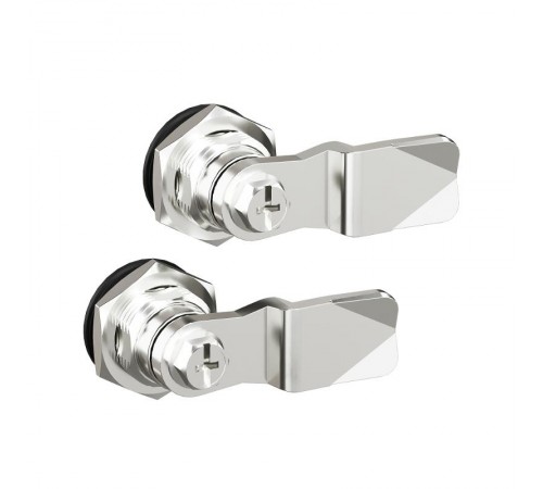 Комплект поворотных замков с личинкой под уникальный ключ для навесных корпусов, 2 шт., ключи в комплекте  R5CE229N  DKC