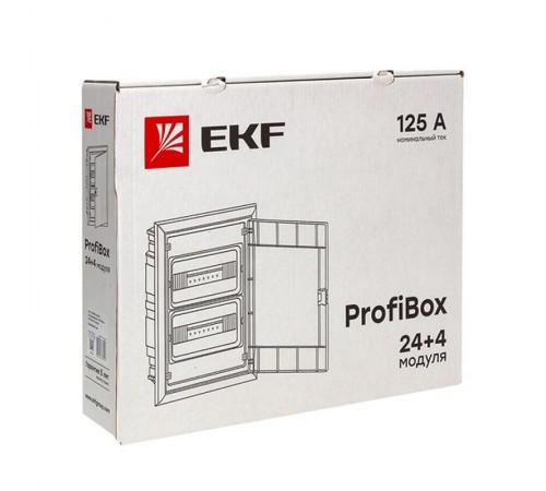 Щит слаботочный встраиваемый "ProfiBox" (ВхШхГ) 513х403х105мм IP41 PROxima  profibox-m-24+4  EKF