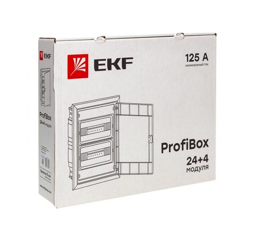 Щит слаботочный встраиваемый "ProfiBox" (ВхШхГ) 513х403х105мм IP41 PROxima  profibox-m-24+4  EKF