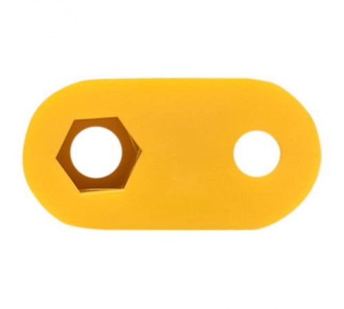 Изолятор угловой "Стойка" желтый EKF  PROxima  ak-1-1-y  EKF