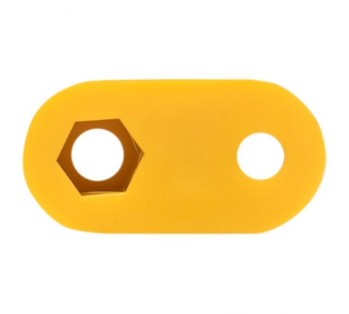 Изолятор угловой "Стойка" желтый EKF  PROxima  ak-1-1-y  EKF