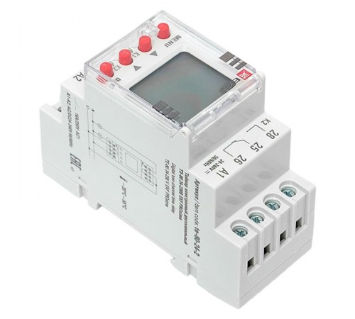 Таймер электронный двухканальный ТЭ-80 24-230В  te-80-24-2  EKF