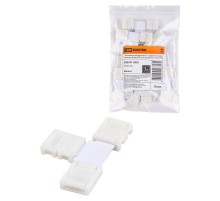 Коннектор для жесткого T-соединения двух светодиодных RGB лент шириной 10 мм,  SQ0331-0355  TDM