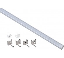 Профиль алюминиевый для светодиодной ленты 1816 накл. круг. 2м к-т опал  LSADD1816-SET1-2-N2-1-08  IEK