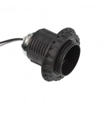 Патрон E27 с проводом 20 см черный  11-8876  Rexant