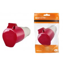 Розетка 225 переносная 3Р+РЕ+N 32А 380В IP44   SQ0603-0014  TDM