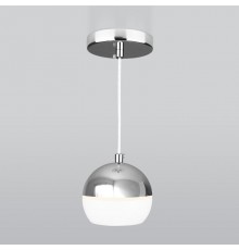 Подвес потолочный DLS023 9W 4200K белый/хром 9Вт Eurosvet  a047803  Elektrostandard