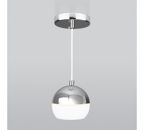 Подвес потолочный DLS023 9W 4200K белый/хром 9Вт Eurosvet  a047803  Elektrostandard