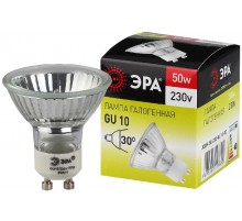Лампа галогенная 50Вт 220В GU10 JCDR (MR16)  C0027386  ЭРА