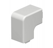 Крышка плоского угла кабельного канала WDK 25x25 мм (ПВХ,светло-серый) (WDK HF25025LGR)  6183255  OBO Bettermann