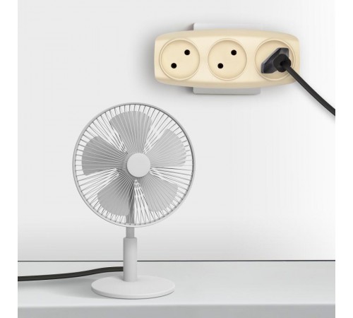 Тройник SP-3-I  3гн, без заземл. (сл. кость) (10/60/1200)  Б0017018  ЭРА