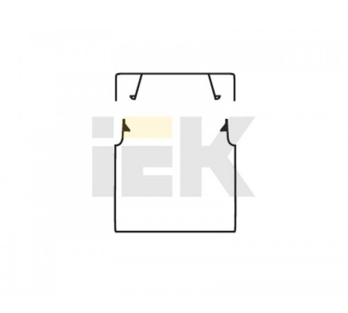 Кабель-канал  40х40 "ЭЛЕКОР" (24 м)  CKK10-040-040-1-K01-024  IEK