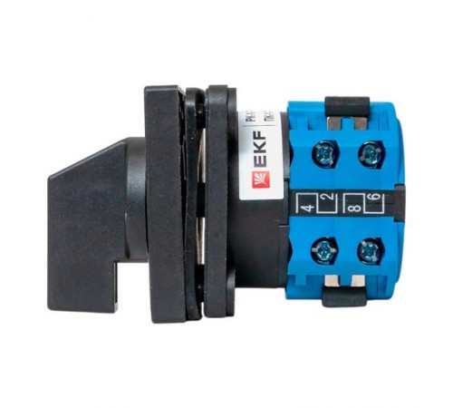 Переключатель кулачковый ПК-1-73 10А 3P для вольтметра (линейное напряжение) IP65  pk-1-73-10-65  EKF
