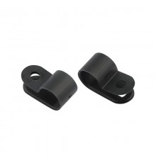 Кабельная скоба под винт 9 мм, черная, упаковка 50 шт.  07-4409-1  REXANT