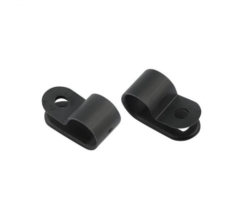 Кабельная скоба под винт 9 мм, черная, упаковка 50 шт.  07-4409-1  REXANT