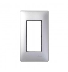 Simon CIMA 500 Рамка с суппортом на 1 модуль 500CIMA, 164х30х94мм, 9мм, алюминий  51010101-033  Simon