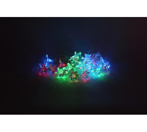 Гирлянда светодиодная  Нить Цветы 3 м мультиколор, 220V,  ENIN-3Z ,  IP20 (36/864)  Б0041896  ЭРА