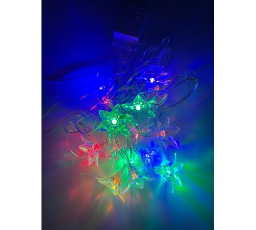 Гирлянда светодиодная  Нить Цветы 3 м мультиколор, 220V,  ENIN-3Z ,  IP20 (36/864)  Б0041896  ЭРА