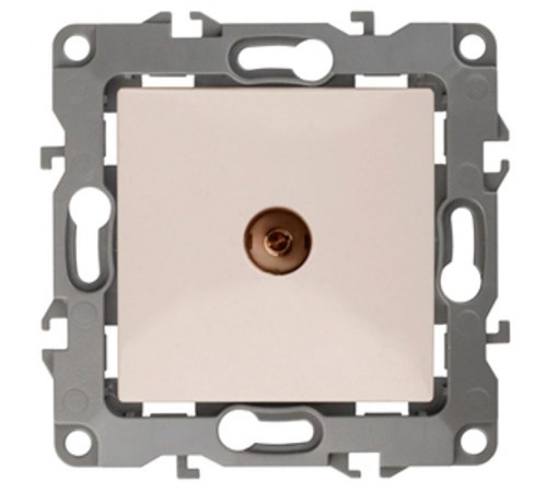 Розетка TV 12-3101-02 одиночная,  слоновая кость  Б0014706  ЭРА
