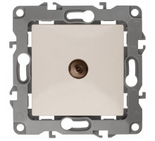 Розетка TV 12-3101-02 одиночная,  слоновая кость  Б0014706  ЭРА